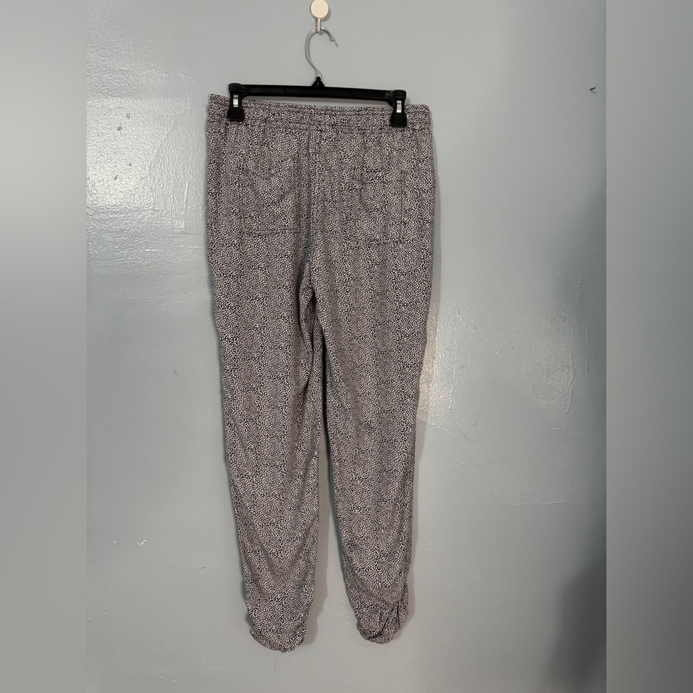 Thread & Supply Black and White Textured Joggers